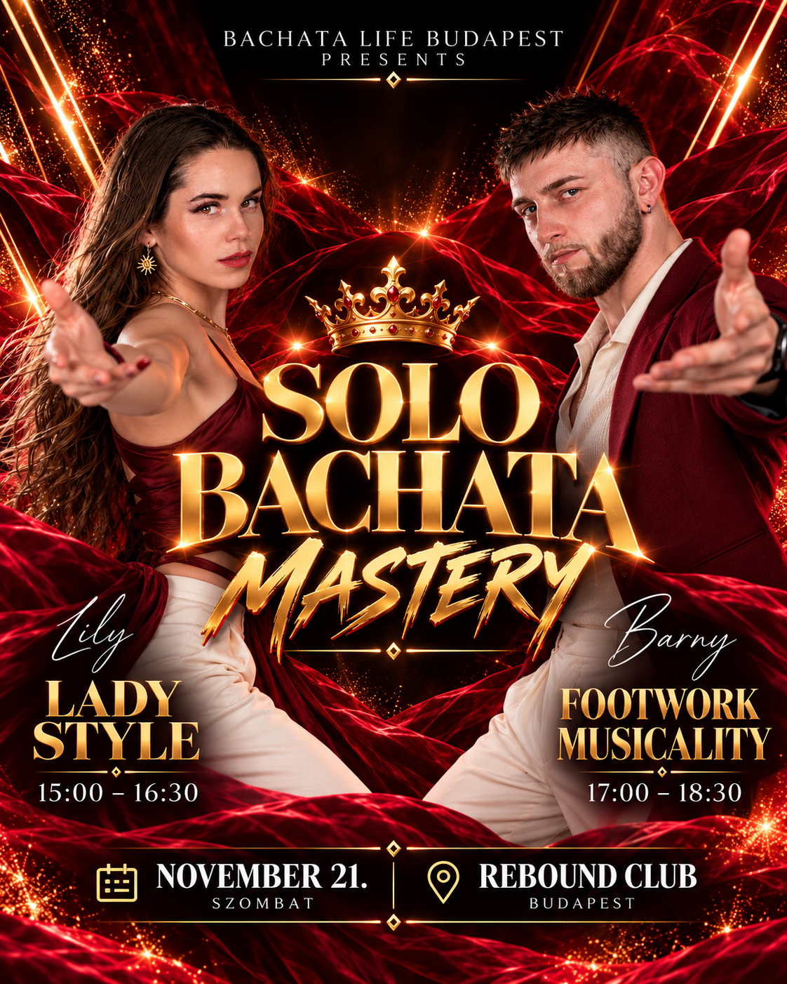 SOLO BACHATA MASTERY plakát